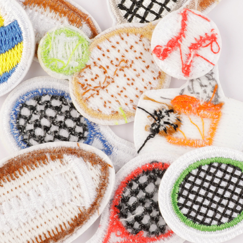 100pcs/Lot Creative Embroidery - Table Tennis Olympics ulasan dan harga